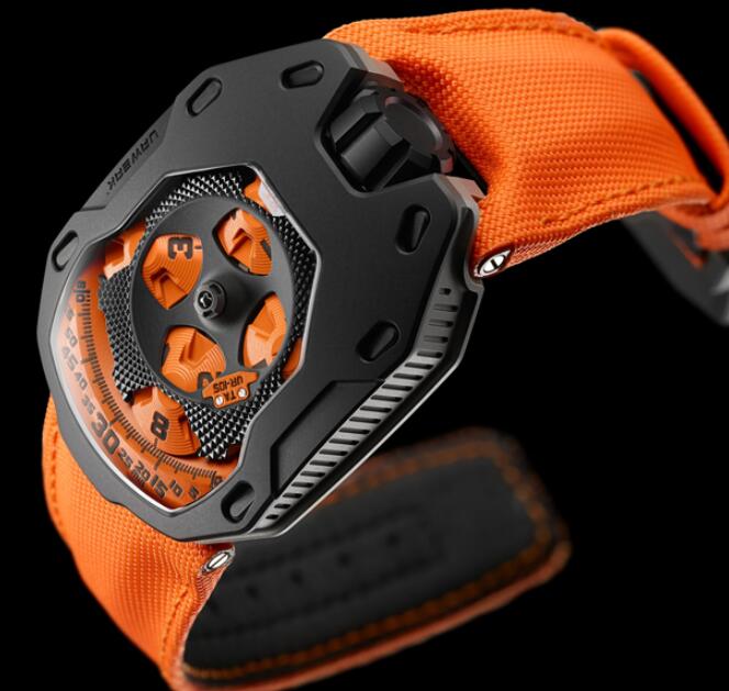 Urwerk Watch Replica 105 collection UR-105TA Black Orange